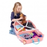Trunki детский чемодан на колесиках Фламинго Флосси 0353