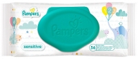 Детские влажные салфетки Pampers Sensitive, 56 шт