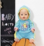 Одежда для куклы Baby Born Zapf Creation Спорт 823774 (голубой)