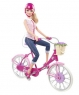 Barbie Велосипед с аксессуарами для куклы Барби BDF35