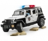 Внедорожник Jeep Wrangler Bruder Полиция с фигуркой 02526
