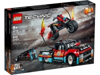 Lego Technic 42106 Грузовик и мотоцикл для каскадеров Лего Техник