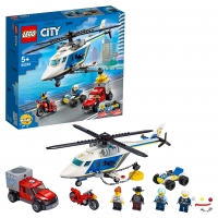 Lego City 60243 Погоня на полицейском вертолёте Лего Сити