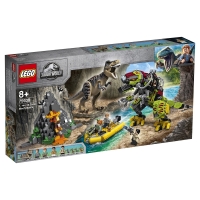 Лего Юрский период Бой тираннозавра и робота Дино Lego Jurassic World 75938
