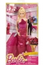 Кукла Barbie в вечернем бордовом платье CHH05