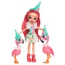 Кукла Enchantimals с питомцами Набор Праздник Фламинго FCG79