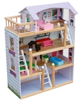 Деревянный кукольный домик Laura Wooden Toys