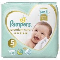 Подгузники Pampers Premium Care 5 Junior (11+ кг), 28 шт