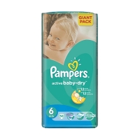 Подгузники Pampers Active Baby-Dry Extra Large 6 (15+ кг), 56 шт